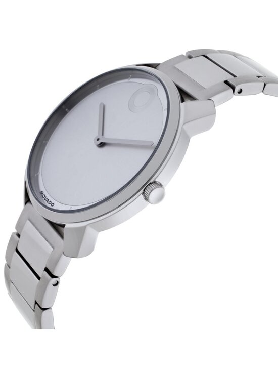 NWT Movado Trend Element Quartz Silver Dial Men\'s Watch